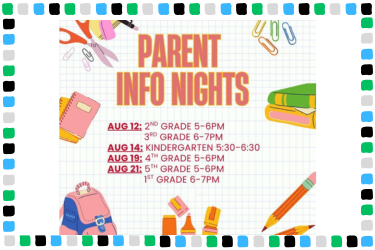  parent info nights